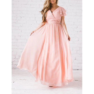 Melanie | Elegant and  comfortable V-neck Maxi Dress
