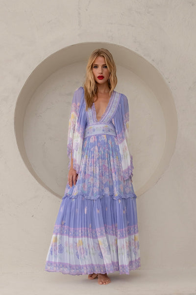 Melina | Elegant Long Sleeve Maxi Dress