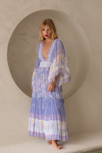 Melina | Elegant Long Sleeve Maxi Dress