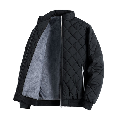 Mike | Classic fleece quilted jacket with zip