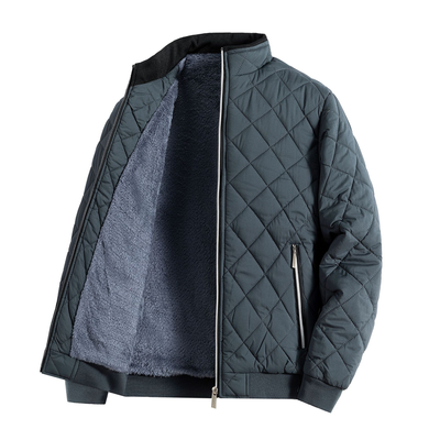 Mike | Classic fleece quilted jacket with zip
