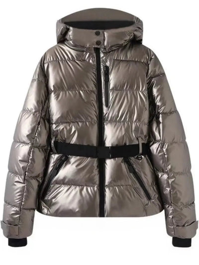 Milla | Fashionable ski jacket with belted waist