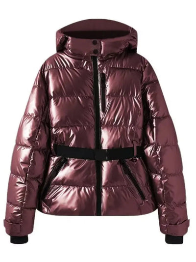 Milla | Fashionable ski jacket with belted waist