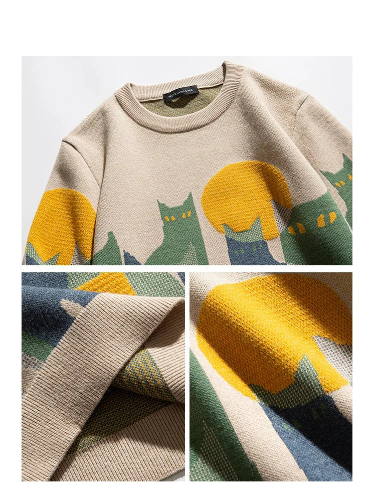 Samantha | Moonlit cat Sweater