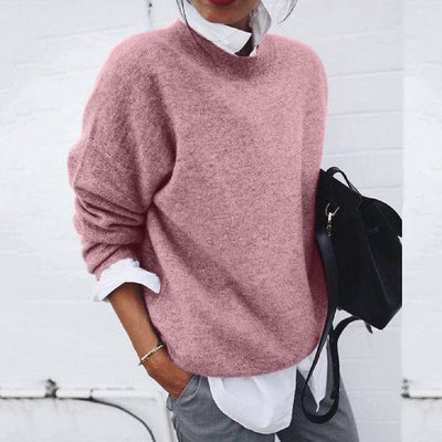 Nadia | Classic crew neck knitted sweater