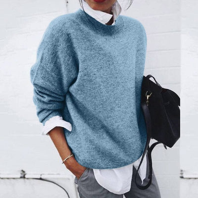 Nadia | Classic crew neck knitted sweater