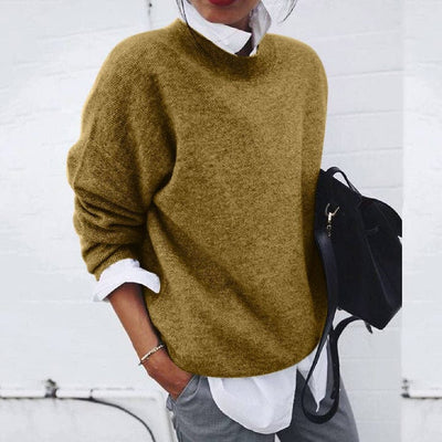Nadia | Classic crew neck knitted sweater