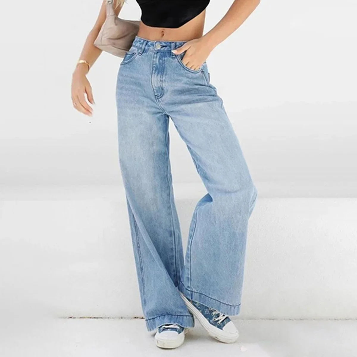 Nadine | High waist baggy jeans