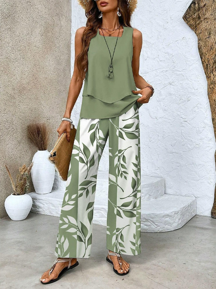 Victoria | Women's Loungewear Set – Two Piece Summer Ensemble 5