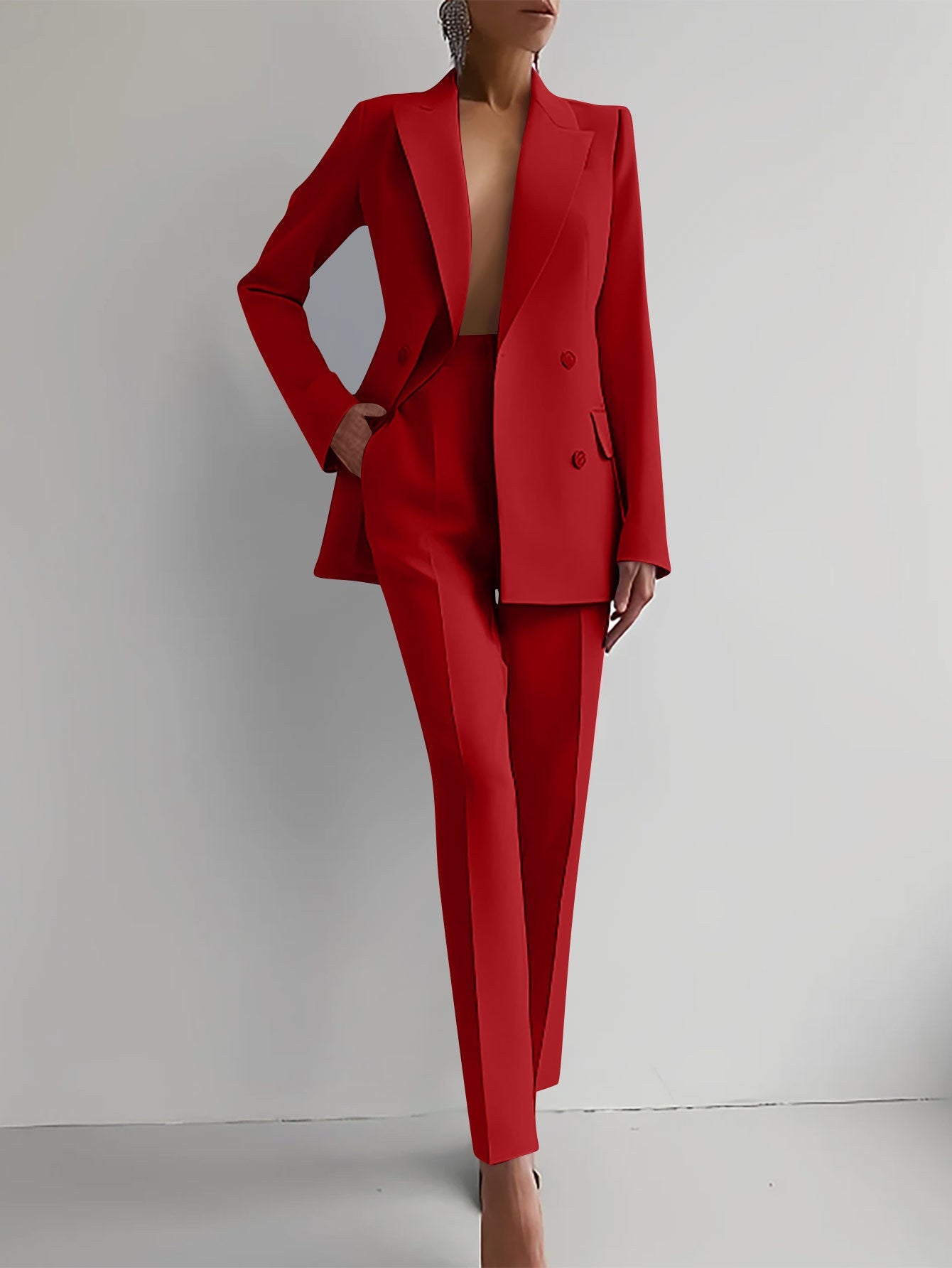 Lydia | Straight Fit Blazer and Pants Set