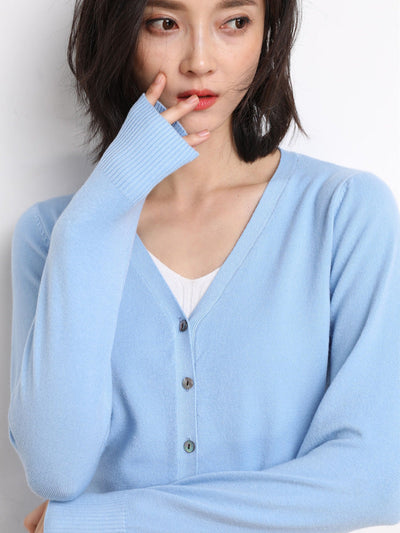 Rebecca | Elegant and Comfortable V Neck Cardigan