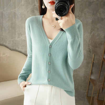 Rebecca | Elegant and Comfortable V Neck Cardigan