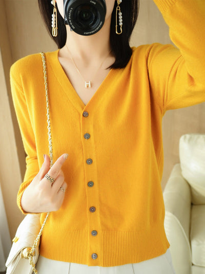 Rebecca | Elegant and Comfortable V Neck Cardigan