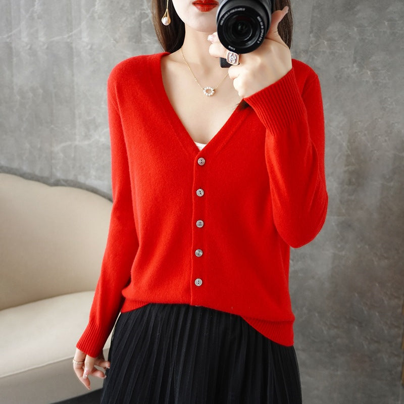 Rebecca | Elegant and Comfortable V Neck Cardigan