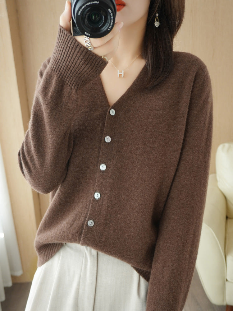 Rebecca | Elegant and Comfortable V Neck Cardigan