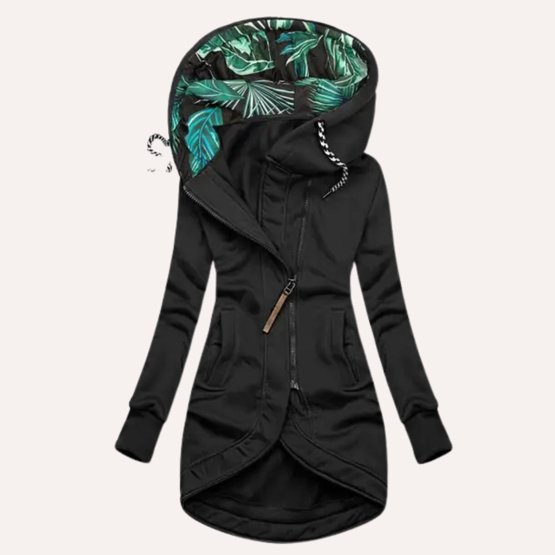 Roberta | Elegant fleece jacket with hood