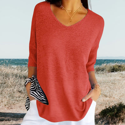 Poppy | Stylish V-neck top