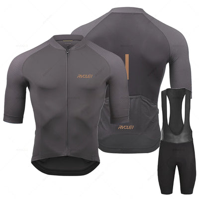 Rvouei | Long Sleeve Cycling Jersey Set