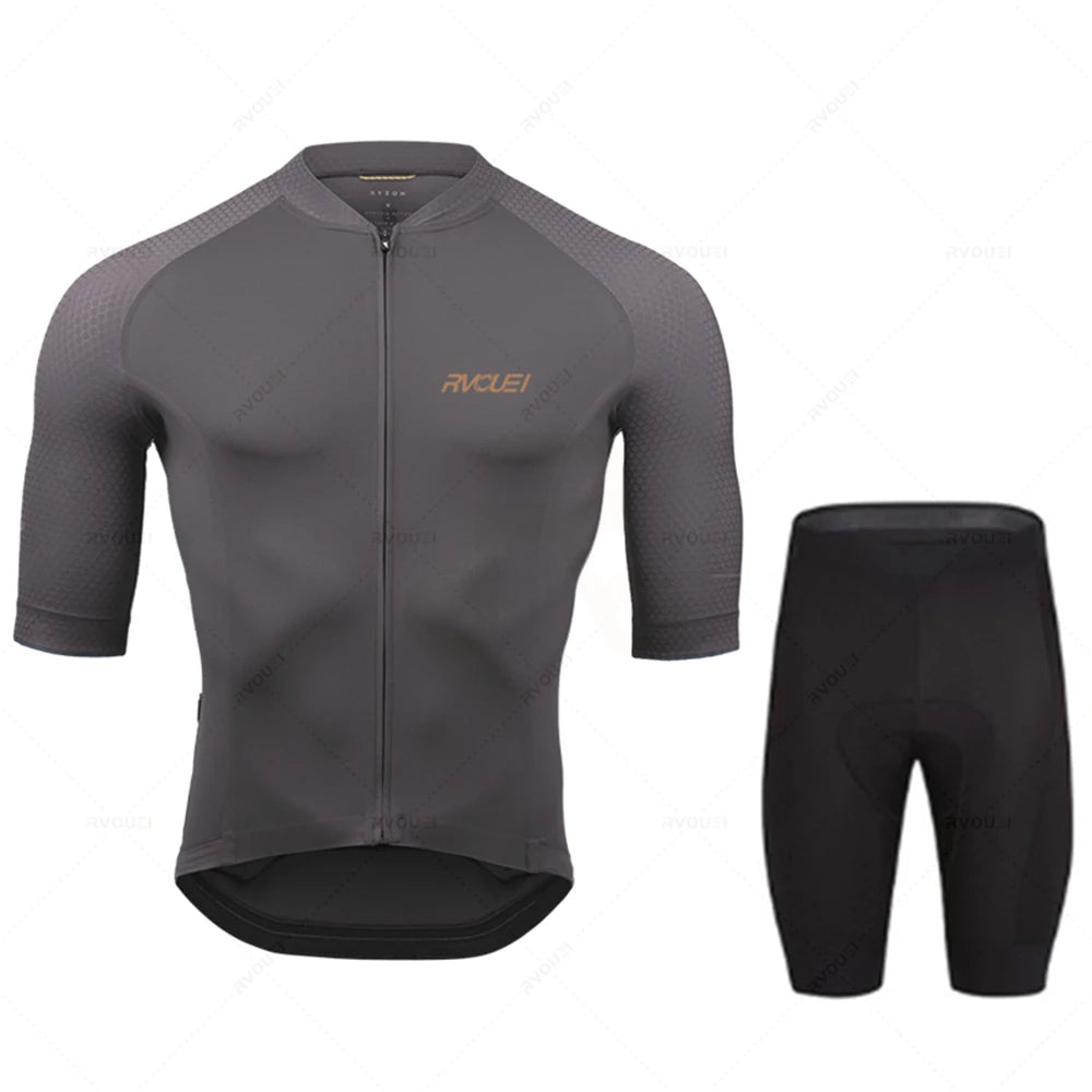Rvouei | Long Sleeve Cycling Jersey Set