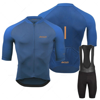 Rvouei | Long Sleeve Cycling Jersey Set