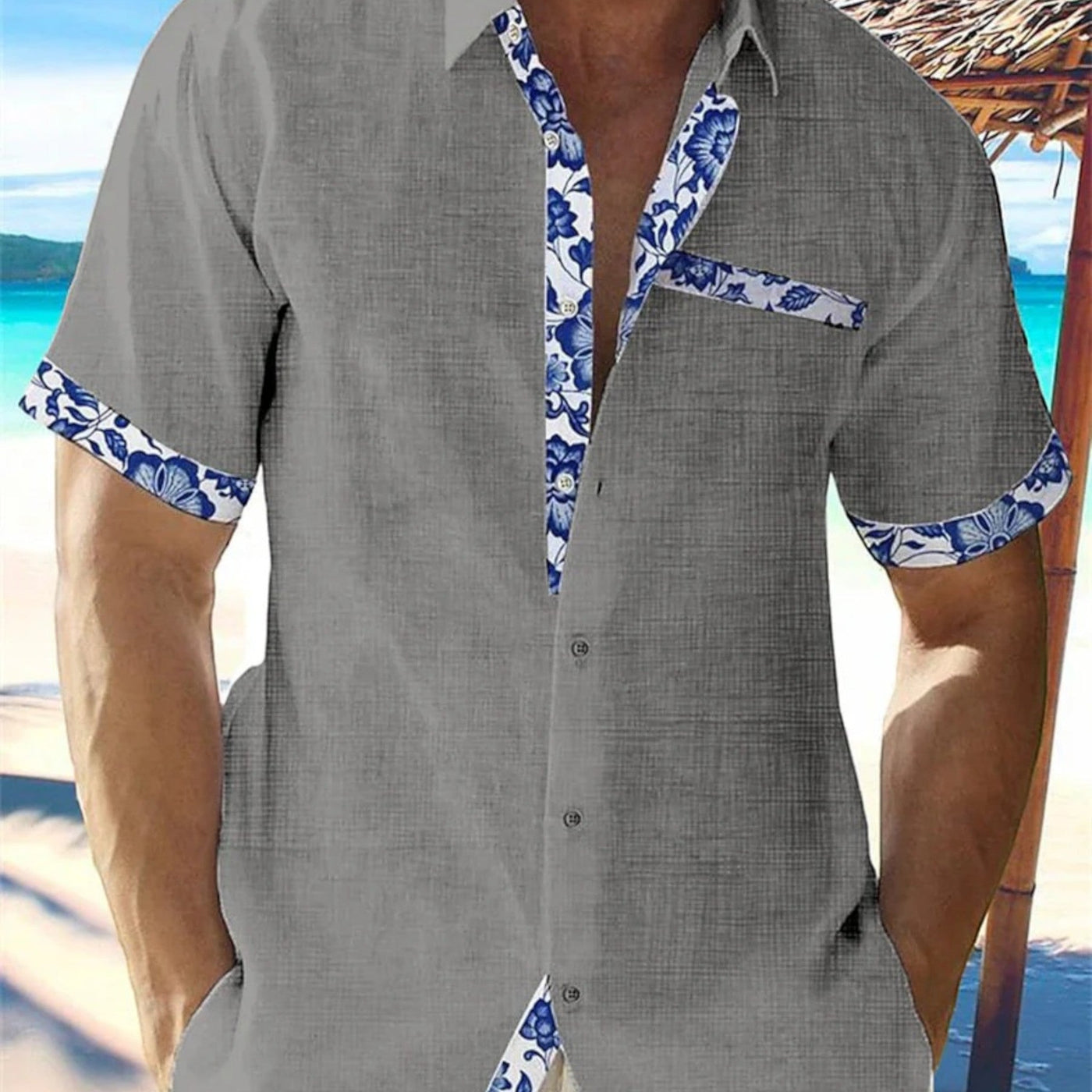 Grove | Tropical Men's Blouse 5
