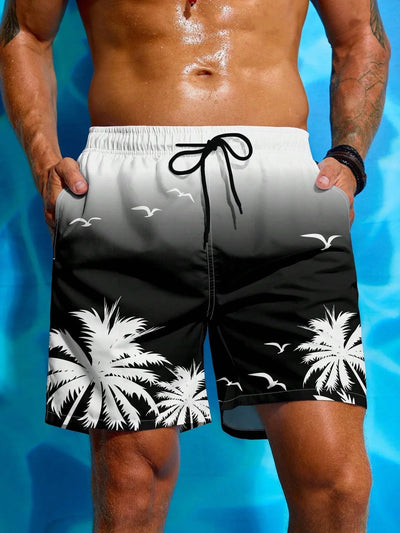 Palm Paradise | Men's Swim Shorts with Tropical Print 6