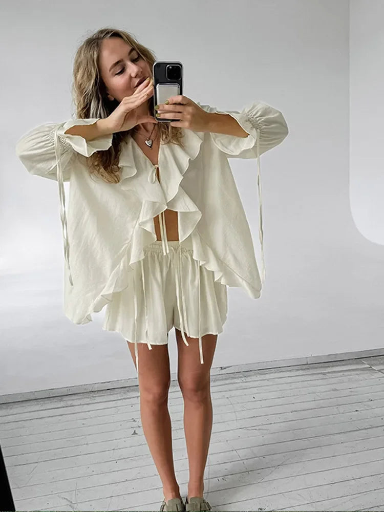 Summer Breeze | Ladies Shorts and Top Set-3