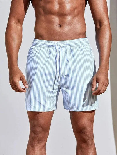 Striped Wave | Men's Swim Trunks 2