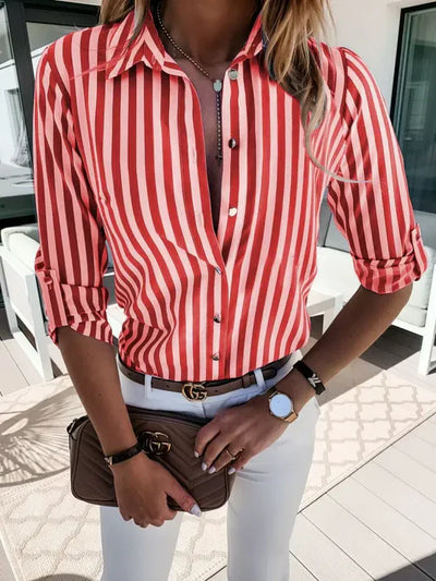 Carina | Striped Blouse for Women - Summer Tops 2