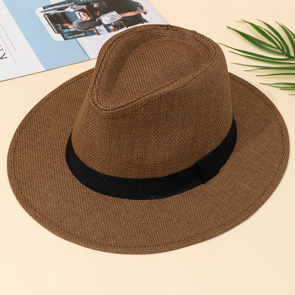 Panama | Wide Brim Sun Hat for Women - Perfect Beach Accessory-3