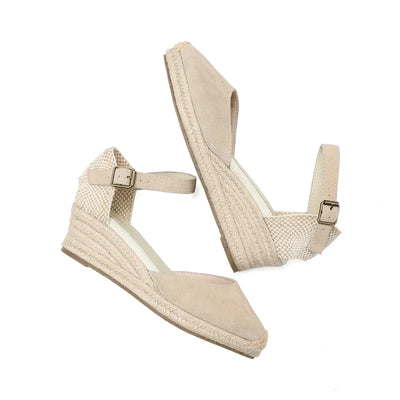 Evelyn | Wedge Sandals for Women - Genuine Cow Suede Flatform Wedges-1