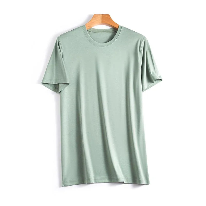 Michael | Silk half sleeve T-shirt