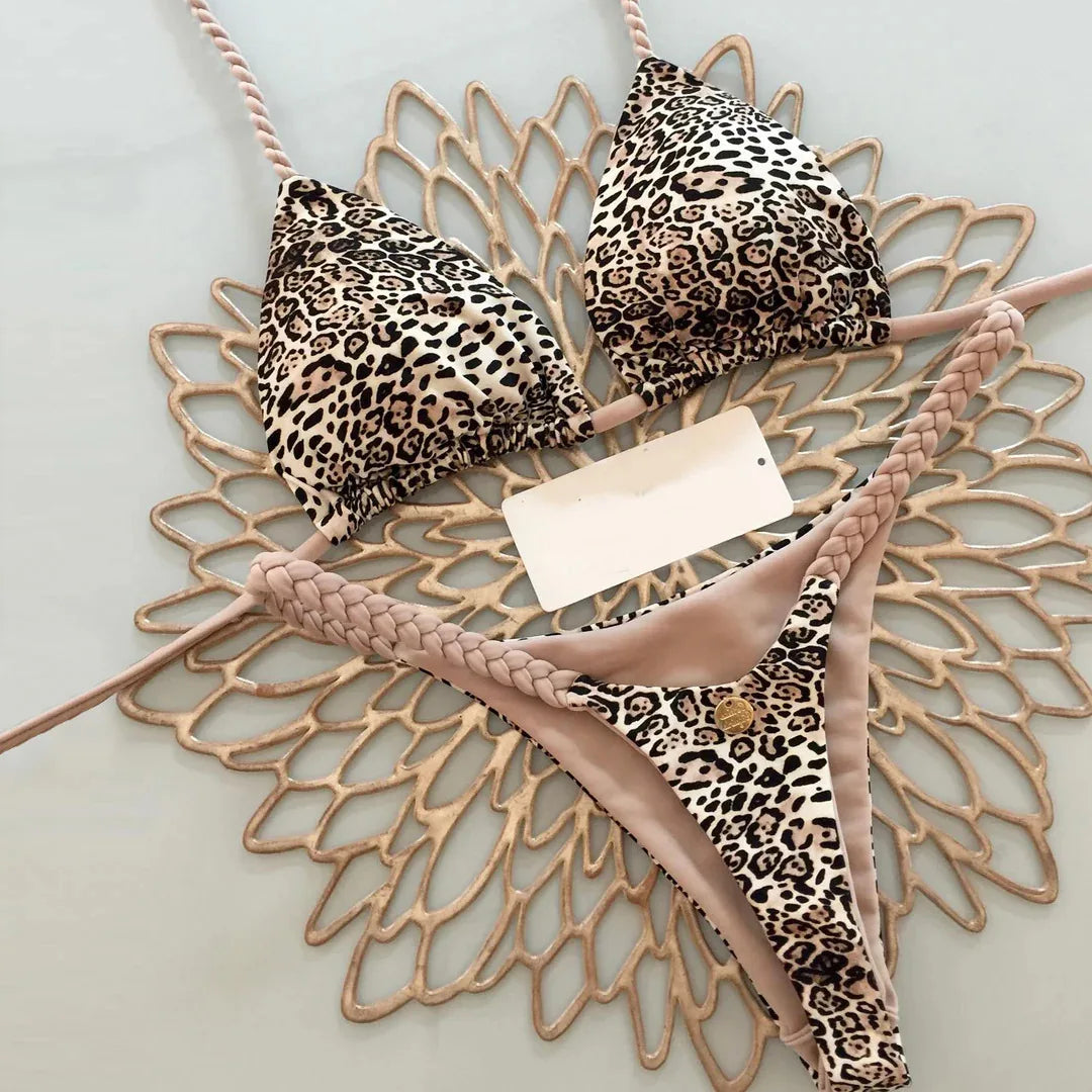 Bella | High Cut Bikini Set for Women-5