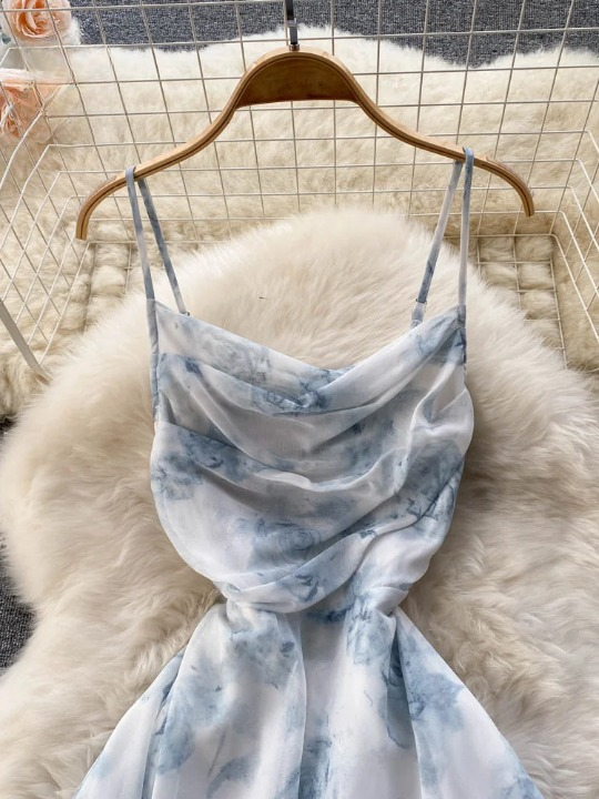 Bella | Floral Spaghetti Strap Summer Dress