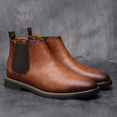 Ryder | Black Chelsea Boots for Men - High-Quality Leather, Slip-On Design 2