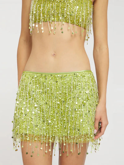 Shiny Sequin Tassel | Ladies Bikini Set-3