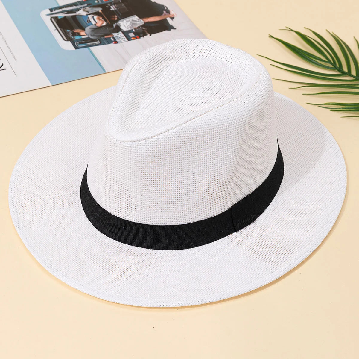 Variant image for Panama | Wide Brim Sun Hat for Women - Perfect Beach Accessory-2