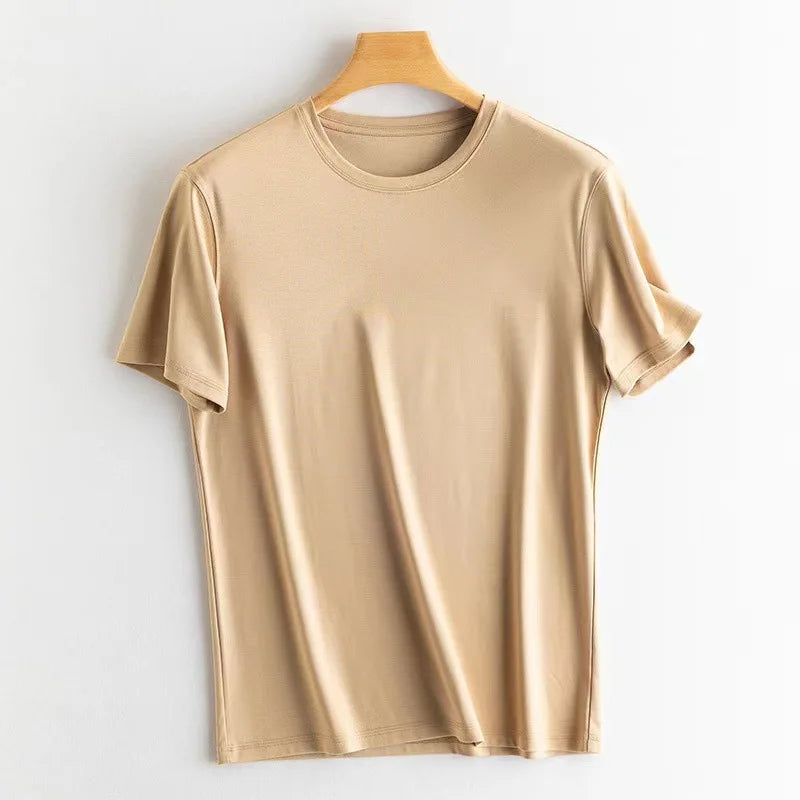 Michael | Silk half sleeve T-shirt