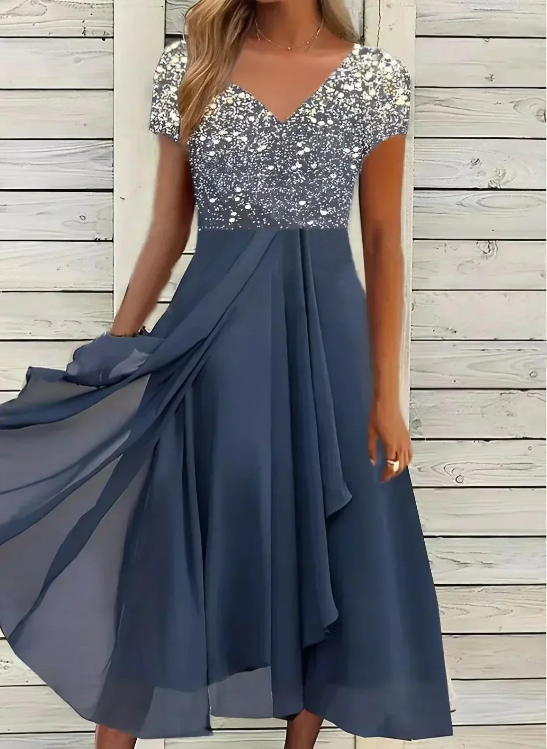 Anita | Elegant Chiffon Dress