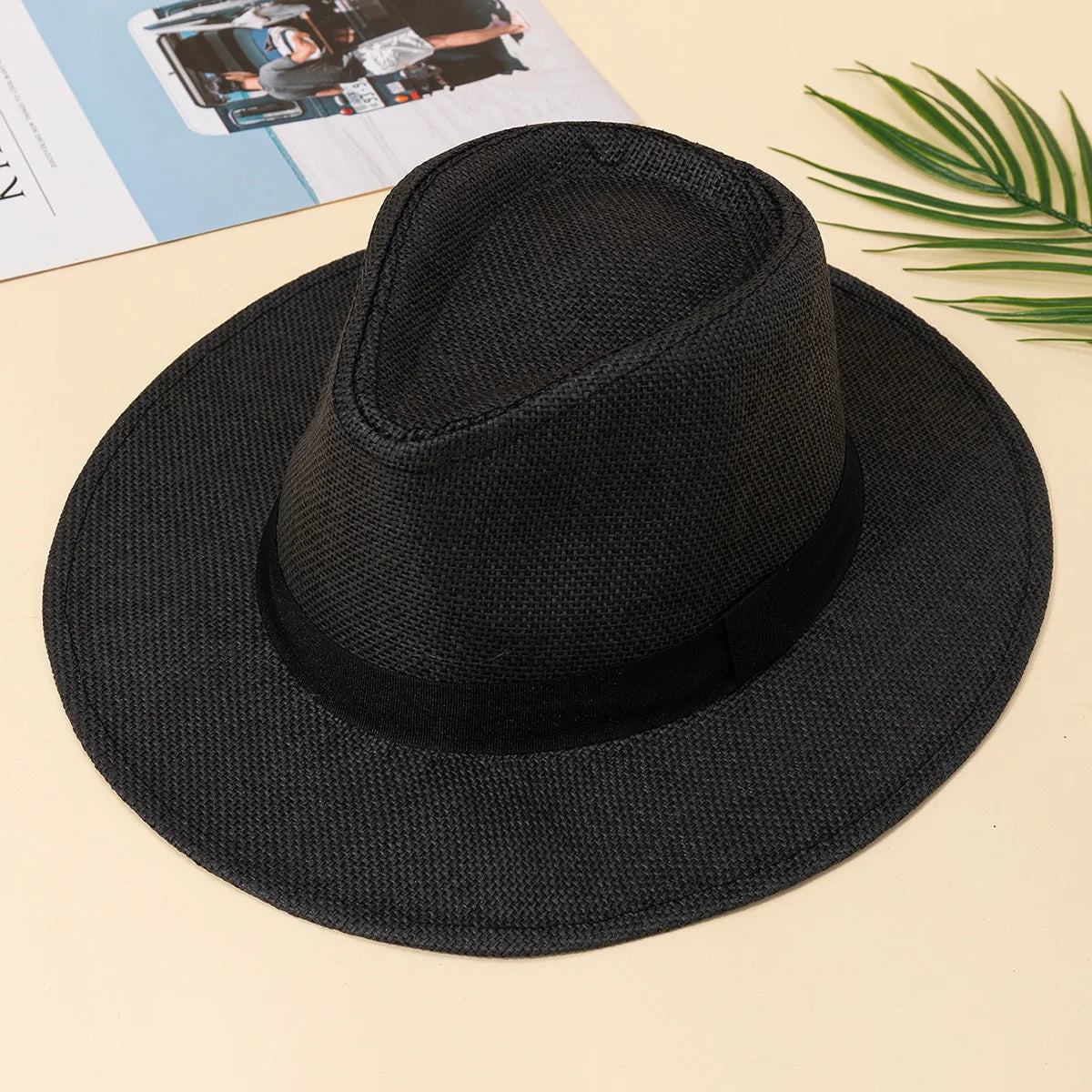 Variant image for Panama | Wide Brim Sun Hat for Women - Perfect Beach Accessory-5