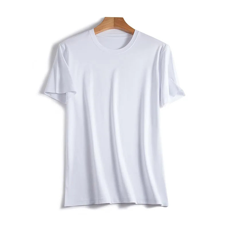 Michael | Silk half sleeve T-shirt