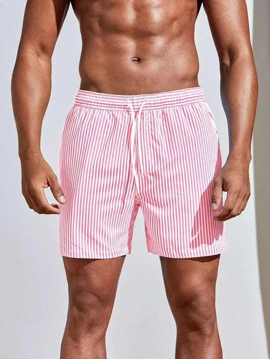Striped Wave | Men's Swim Trunks 4
