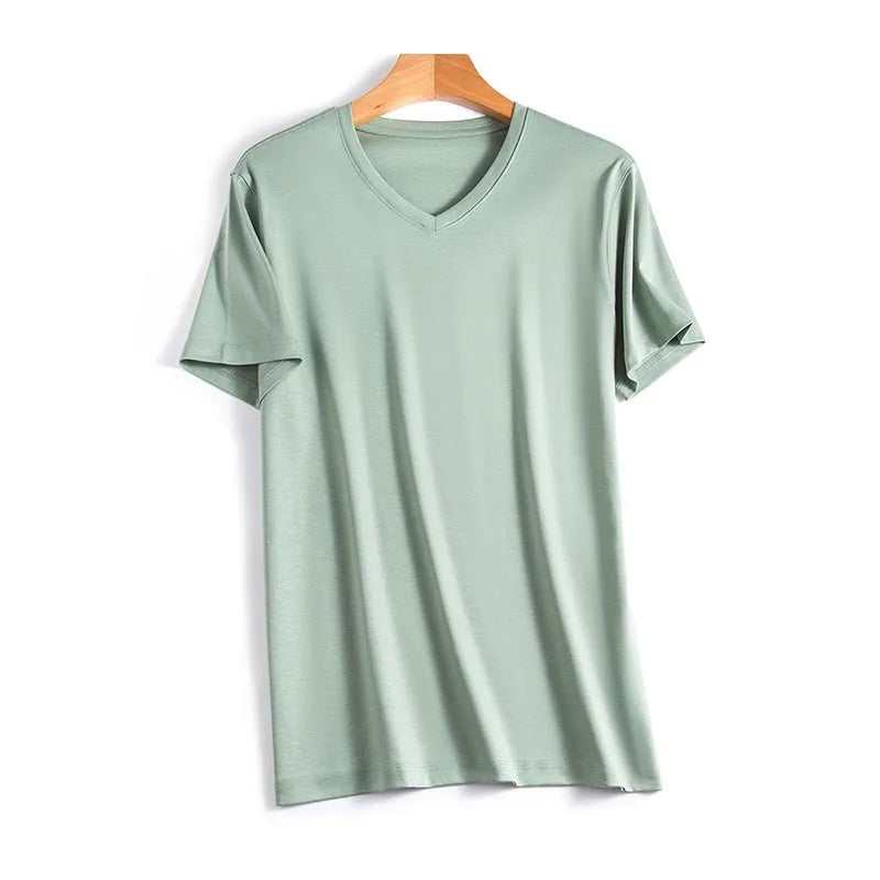 Michael | Silk half sleeve T-shirt