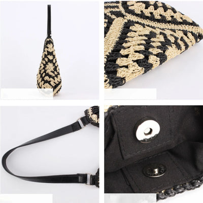 Straw Elegance | Shoulder Bags for Women-5