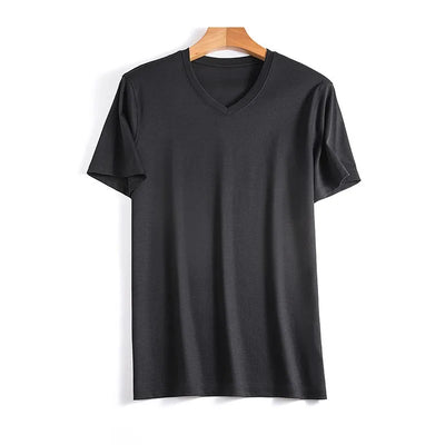 Michael | Silk half sleeve T-shirt