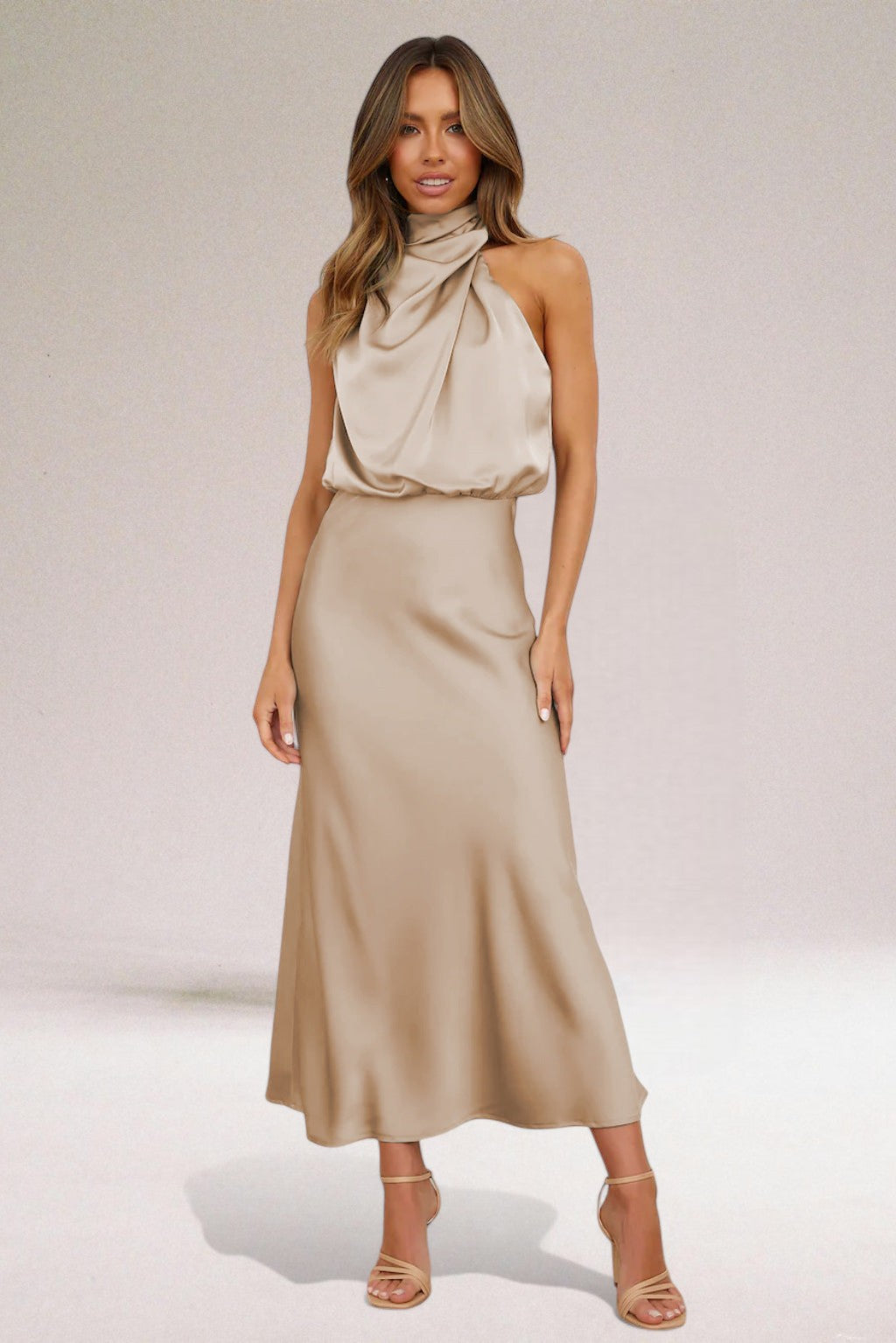 Zara | Glamorous satin dress