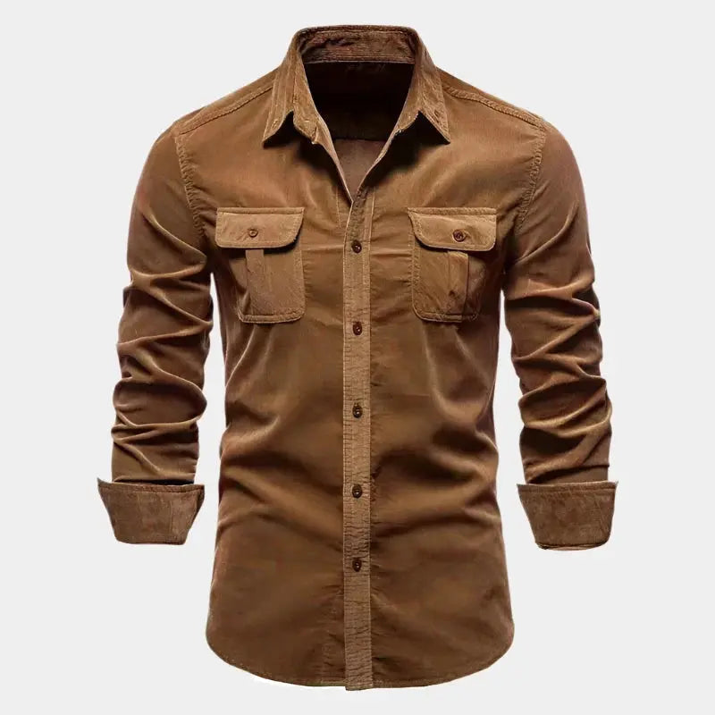 Hamish | Casual corduroy shirt