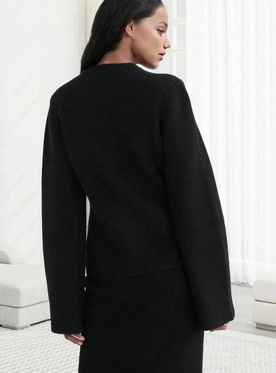 Sabine | Flared Sleeve Casual Cardigan