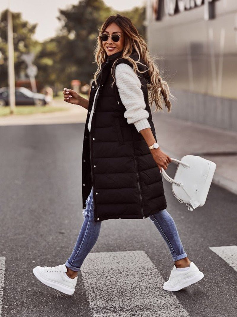 Sabrina | Comfortable long quilted Vest