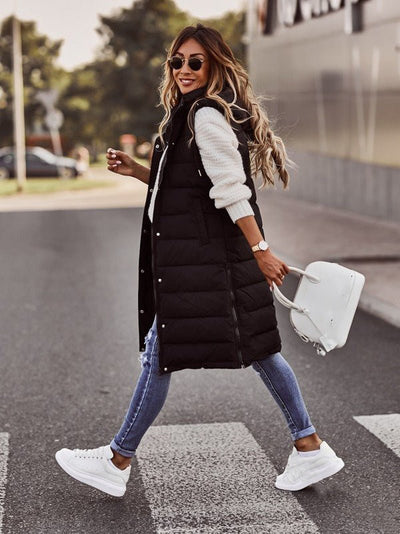 Sabrina | Comfortable long quilted Vest